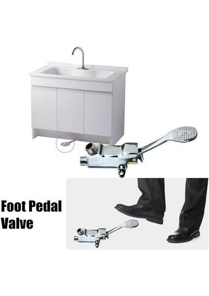Yeni Zemin Ayak Pedalı Vana Kontrol Musluk Anahtarı Tek Havzası Paslanmaz Çelik Musluk Zemin Anahtarı Hastane Otel Banyo Malzemeleri - fiyatları