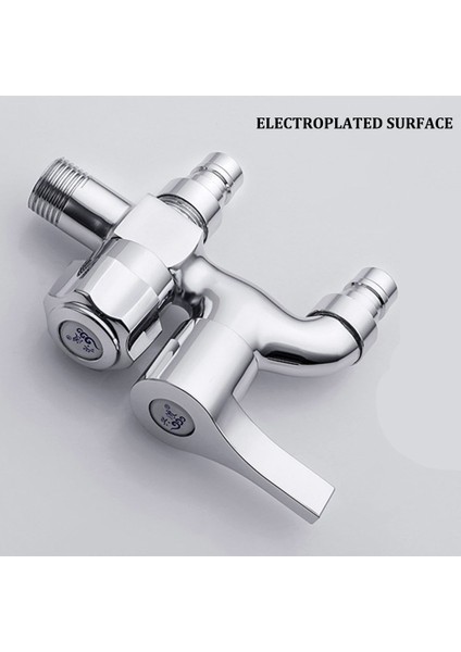 Çift Bahçe Musluğu Çamaşır Makinesi Musluğu Çift Ev Önlüğü Musluğu Kullanarak - Gümüş(Yurt Dışından) modelleri