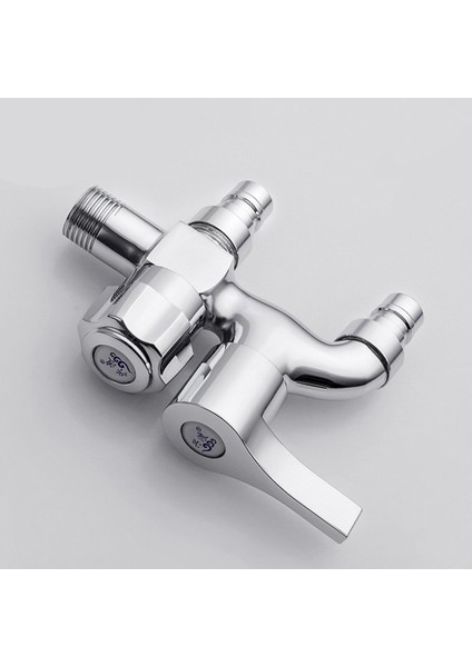 Çift Bahçe Musluğu Çamaşır Makinesi Musluğu Çift Ev Önlüğü Musluğu Kullanarak - Gümüş(Yurt Dışından) fırsatları