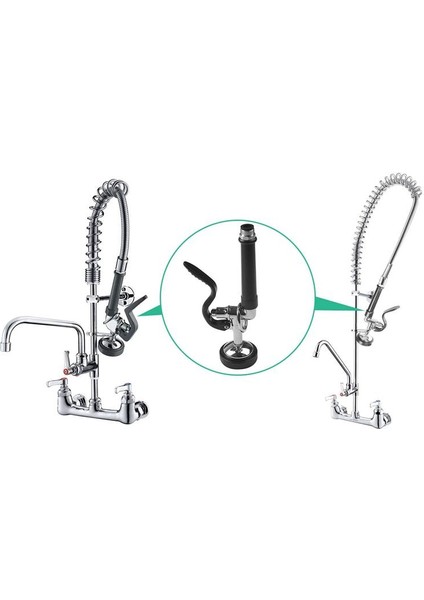 Ön Durulama R Ticari Mutfak Bataryası Parçaları Krom Finid (Siyah)(Yurt Dışından) fiyatları