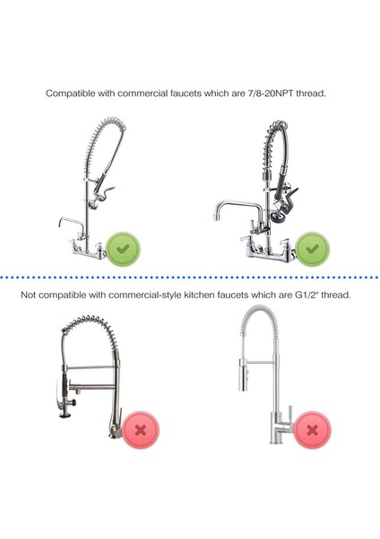 Ön Durulama R Ticari Mutfak Bataryası Parçaları Krom Finid (Siyah)(Yurt Dışından) indirimleri