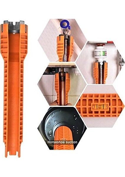 Musluk ve Lavabo Montajcısı Musluk ve Lavabo Montaj Aleti Mutfak Banyo Aleti - Turuncu fırsatları