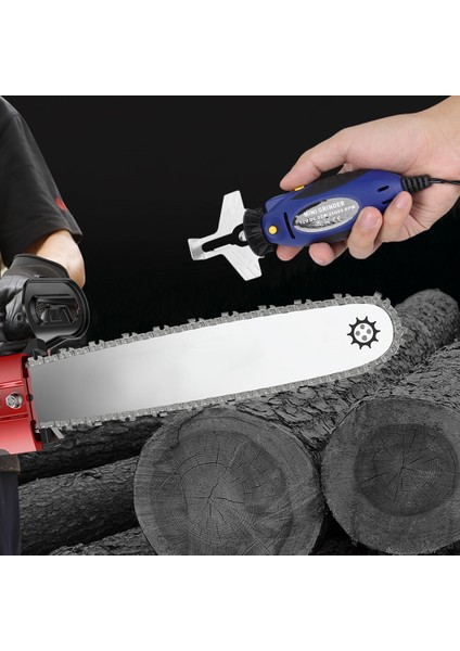 12V Mini Testere Bileyici Elektrikli Zincir Taşlama Makinesi Zincir Dosya Öğütücü fırsatları