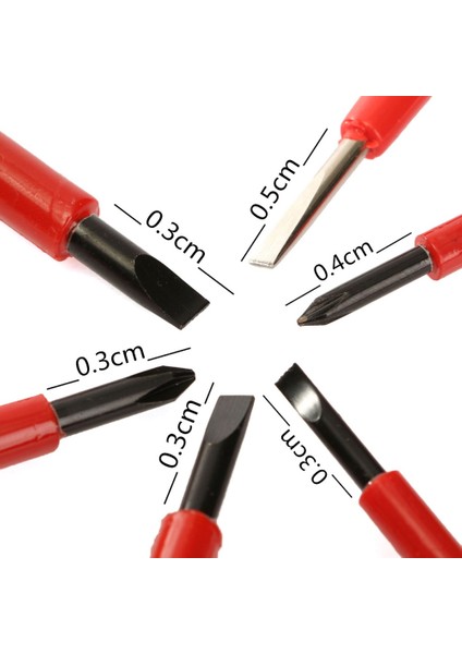 Alet Pratik 6 Adet Izoleli Temel Elektrikçi Tornavida Takımı fırsatları