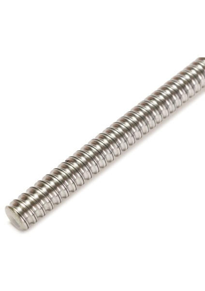 Tersine Çevrilebilirçelik SFU1204 L300MM Vidalı Mil + Cnc Için Tek Bilyalı Uç