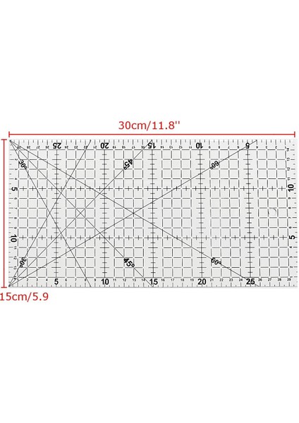 Kapitone Dikiş Parçalı Örtü Ayak Hizalanmış Cetvel Izgara Kesme Terzi El Sanatları Ölçek modelleri