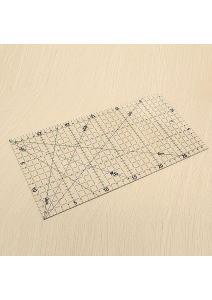 Kapitone Dikiş Parçalı Örtü Ayak Hizalanmış Cetvel Izgara Kesme Terzi El Sanatları Ölçek indirimleri