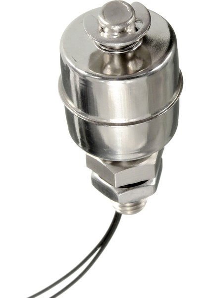 Pratik 304 Paslanmaz Çelik Sıvı Su Seviye Sensörü Yatay Şamandıralı Anahtar 220V 50W 1.5A 45MM