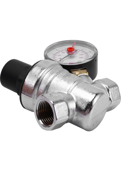 1/2 Inç Su Basınç Regülatörü Göstergeli Basınç Koruma Valfi Musluk Suyu Basıncı Düşürücü Valf DN15, Basınç Regülatörü fiyatları