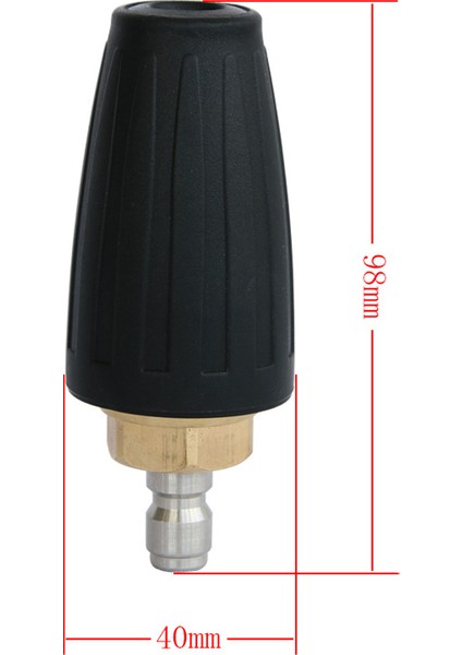 Döner Turbo Nozul 1/4 Inç Hızlı Bağlantı Yüksek Basınçlı Yıkayıcı Temizleyici Aksesuar 360 Derece Turbo Nozul 4000 Psi(Yurt Dışından) indirimleri