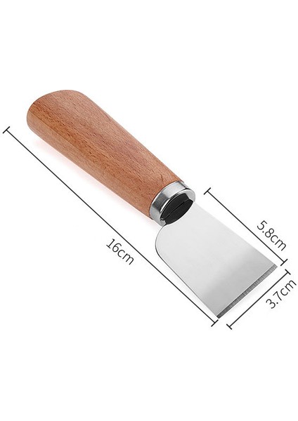Ahşap Renk Diy Leather Craft Skiving Keskin Saplı Bıçak Leathercraft Hanork Diy Aracı Yeni fırsatları