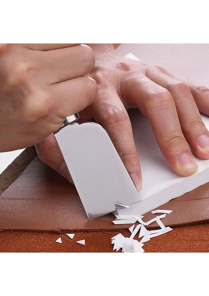 Ahşap Renk Diy Leather Craft Skiving Keskin Saplı Bıçak Leathercraft Hanork Diy Aracı Yeni indirimleri