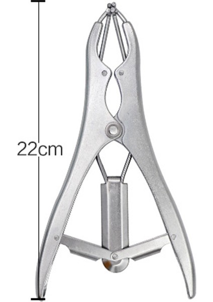 1 Adet Çiftlik Kastrasyon Bander Forseps Pense Kuyruk Dock 100 Adet Castrator Yüzük ile Sığır Koyun Keçi modelleri