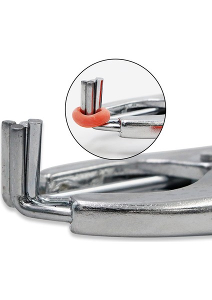 1 Adet Çiftlik Kastrasyon Bander Forseps Pense Kuyruk Dock 100 Adet Castrator Yüzük ile Sığır Koyun Keçi indirimleri