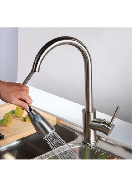 Modern Evye Bataryası Musluk Tek Delik Döner Mutfak Bataryası Püskürtücü Dışarı Çekin fiyatları