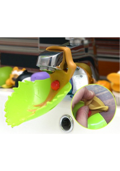 Çocuklar Için Sevimli Musluk Uzatma Genişletici Bebek Elleri Yıkama Banyo Karikatür Kurbağa Tasarımı (Ihale Yeşil ve Kahverengi), Su Musluğu fiyatları