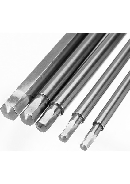 Aracı Broppe 5 Adet 100MM H2.5-H6 Altıgen Başlı Tornavida Ucu 1/4 Inç Altıgen Şaft Manyetik Tornavida Uçları modelleri