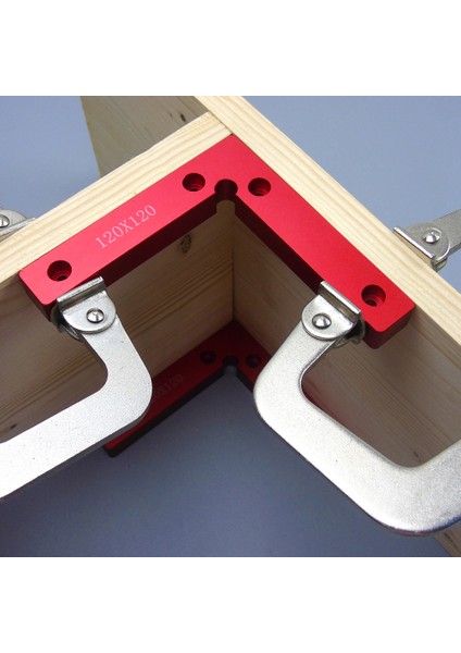 Ahşap Işleme Için 2 Adet Alüminyum Alaşımlı Hassas 90 ° Sağ Açı Konumlandırma Blok Jig
