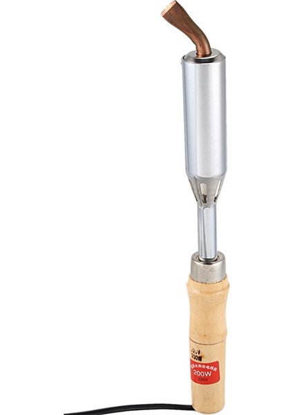 200W Yalıtımlı Ahşap Saplı Elektrikli Demir Yüksek Güç Havya Ev Elektrikçi Kaynak Elektrikli Demir Demir Havya Abd Plug (Yurt Dışından) indirimleri