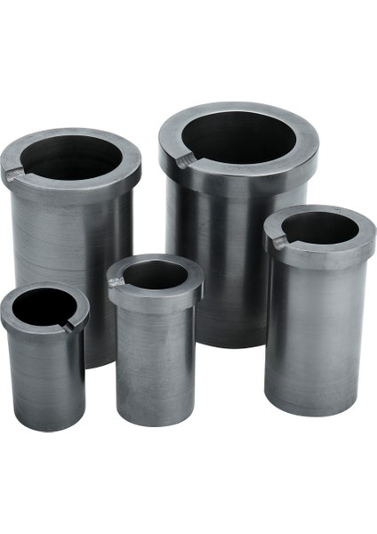Yüksek Sıcaklık Sarı ve Si-Lver Metal Eritme Aletleri Için Yüksek Saflıkta Eritme Grafit Pota 3kg