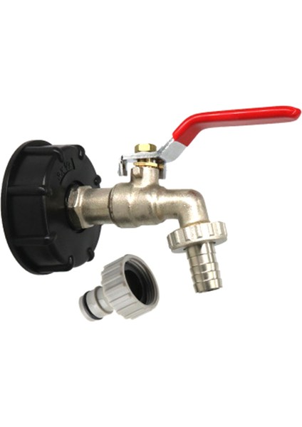 Ibc Tank Adaptörü S60X6 Br Tap 1/2 Inç Ev Bahçe Su Konnektörleri Için Yedek Vana Uydurma Parçaları(Yurt Dışından)