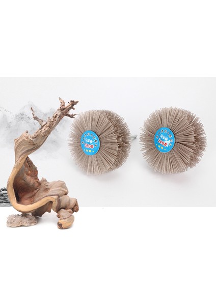 Yeni Araç 1 Adet Naylon Bileşiği Ipek Tekerlek Fırçaları Dremel Aksesuarları Için 6mm Şaft Parlatma Tekerlek Döner Aletler # 320 Irmik(Yurt Dışından)