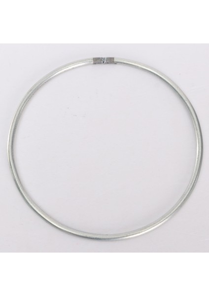 Yeni Alet Yeni Yuvarlak Gümüş Çok Boyutlu Metalik Demir Dıy Manuel Dreamcatcher Çemberleri 65MM(Yurt Dışından)