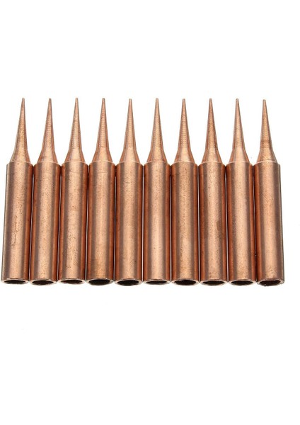 10 Adet Lehim Ucu Kurşunsuz 900M-TI Saf Bakır Havya Ucu 4mm Diamagnetic 936 937 Lehimleme Rework Istasyonu