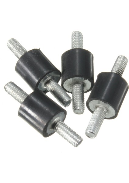 Faydalı Araçlar 4 Adet M3 8X8MM Lastik Bağlantı Parçaları Çift Uçlu Vida Titreşim Önleyici Bağlantı Kauçuk Amortisör Kauçuk Bağlantı Parçası