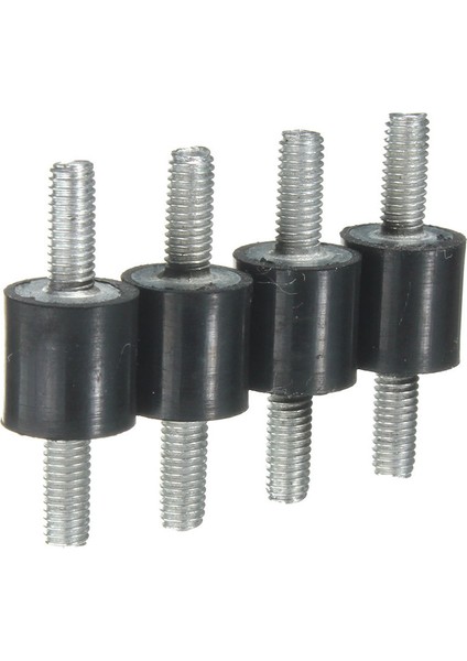 Faydalı Araçlar 4 Adet M3 8X8MM Lastik Bağlantı Parçaları Çift Uçlu Vida Titreşim Önleyici Bağlantı Kauçuk Amortisör Kauçuk Bağlantı Parçası fırsatları