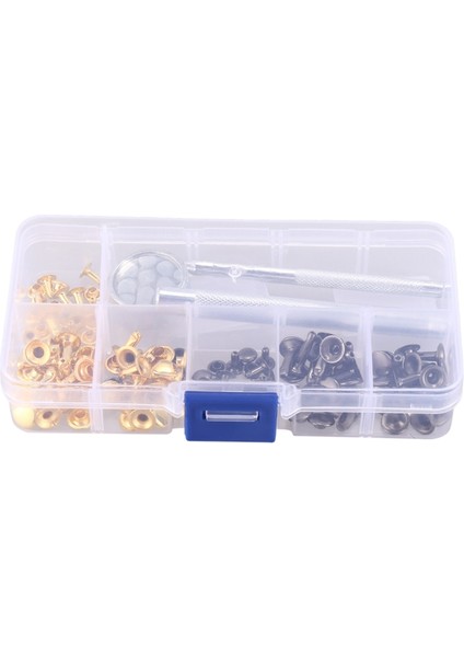 63 Adet Set Çıtçıt Seti 12MM Metal Çıtçıt Düğmeler 2 Parçalı Pres Çiviler Sabitleme Aletleri 2 Renk Giysiler Giysiler Çıtçıt Seti Ceket Kotları Bilezik Çantalar Giymek(Yurt Dışından) fiyatları