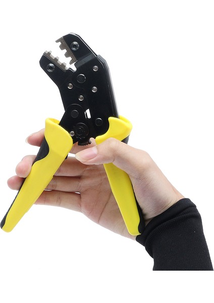 Alet JX-1601-08 Cırcırlı Terminal Crimper Pense Tel Kablo Pin Fiş Kelepçe Alet indirimleri