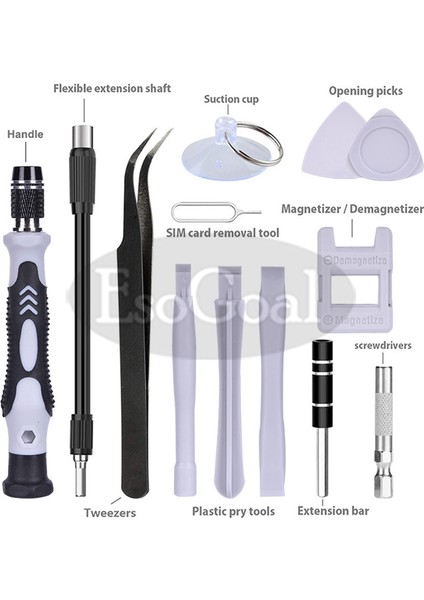 Esogoal 150 1 Hassas Tornavida Seti Tornavida Bit Cep Telefonu Onarım Aletler Seti Akıllı Telefon Bilgisayar Elektroniği Izle/cep Telefonu Sökün Onarım Araçları El Aletleri Kiti fiyatları