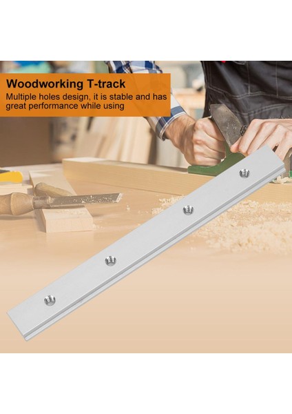 200MM Alüminyum Alaşımlı T Yuvası T-Track Gönye Parça Jig Fikstürü Ağaç Işleme Aleti-Ht