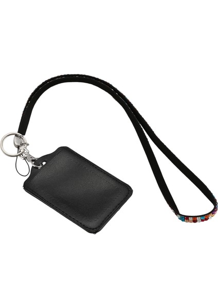 Yapay Elmas Bling Kristal Özel Askı Dikey Kimlik Kartı Tutucu (Renkli) fiyatları