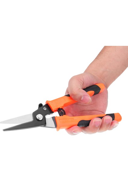Kullanışlı Araçlar 8 Inç Havacılık Kalay Snips Ağır Hizmet Sac Kesim Çok Amaçlı Makas Kesme Pensesi El Aleti - Düz