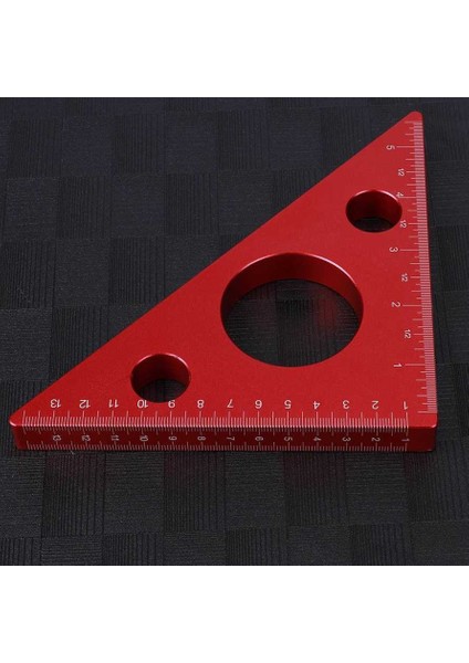 Kare Cetvel 5IN/13CM Dik Açı Üçgen Yükseklik Alüminyum Alaşımlı Marangoz Ölçme Aracı(Yurt Dışından) modelleri