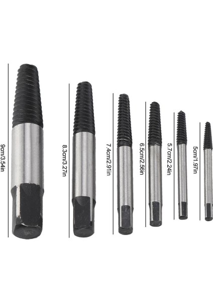 12 Adet Çelik Vida Sıkacağı ve Matkap Uçları Kılavuz Seti Kırık Cıvatalar El Aletlerini Çıkarma fiyatları