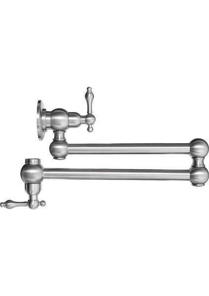 Katı Pirinç Tencere Dolgu Mutfak Bataryası Duvara Monte Tek Soğuk Musluk Salıncak Bacalı - Tel Çekme fiyatları