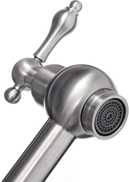 Katı Pirinç Tencere Dolgu Mutfak Bataryası Duvara Monte Tek Soğuk Musluk Salıncak Bacalı - Tel Çekme fırsatları