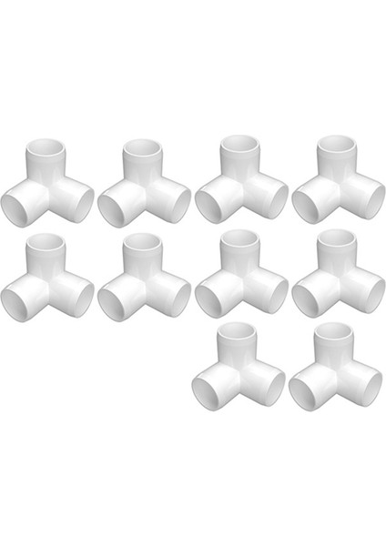 Flyeer 2020 10 Adet Pvc Tee Dirsek Stereo Tee Uydurma Amerikan Standardı 3/4 Inç Dıy Mobilya Sınıfı fiyatları