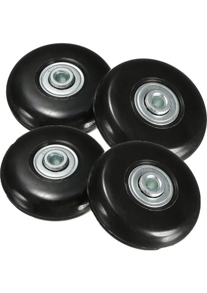 Aracı 2 Takım Kauçuk Bagaj Bavul Tekerlekleri Değiştirme Aksları Deluxe Onarım Od 55MM