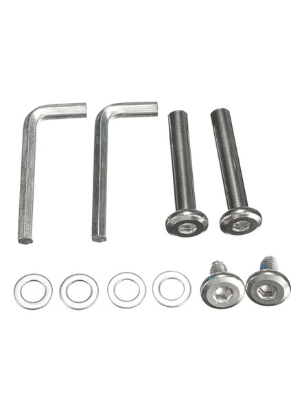 Aracı 2 Takım Kauçuk Bagaj Bavul Tekerlekleri Değiştirme Aksları Deluxe Onarım Od 55MM
