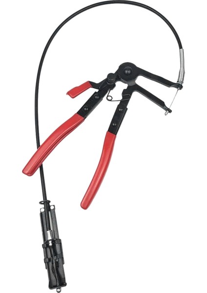 Uzaktan Hortum Kelepçe Aracı Pense 24INCH Bellek Kablosu Temizleme Aracı Ayarlanabilir Tel Araba Sıvı Su Borusu Onarım Için Ağır