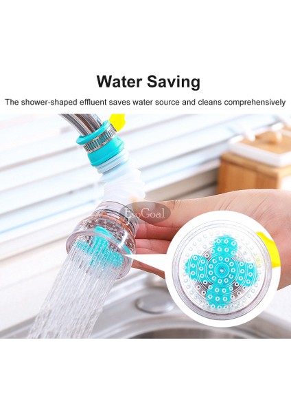 Esogoal Mutfak Muslukları Su Musluk Su Tasarrufu Musluk Lavabo Bataryası Anti Sıçrama Musluk Mutfak Banyo ve Tuvalet Için 360 Derece Dönebilen Musluk modelleri