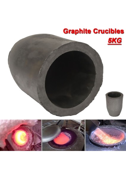 Alet 5kg Döküm Kil Grafit Potalar Arıtma Eritme Bakır Alüminyum Pirinç fiyatları