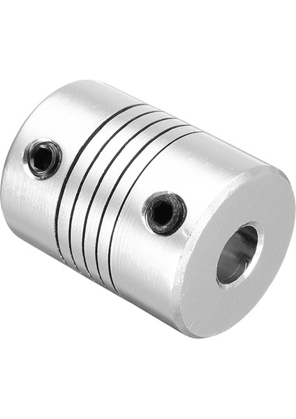 Aracı 1 Adet Dayanıklı 6.35MM x 10MM Alüminyum Esnek Mil Kaplin Cnc Step Motor Çoğaltıcı Konnektör