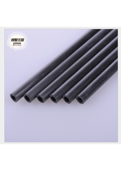 【esnek Tedarik】 10 Adet/takım 200MM Yuvarlak Karbon Fiber Tüp Saf Karbon Içi Boş Boru Rulosu Sarılmış Mat Yüzey Rc Uçak Dıy Aracı Için - #1