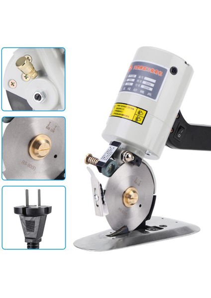 220V 90MM Bıçaklı Elektrikli Kumaş Kesici Kumaş Kesme Makinası fırsatları