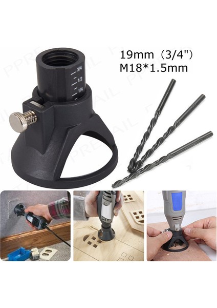 Aracı 50MM Mini Matkap Uçları ile 4 Adet Kesim Kılavuzu Aracı Ataşman Kiti fiyatları